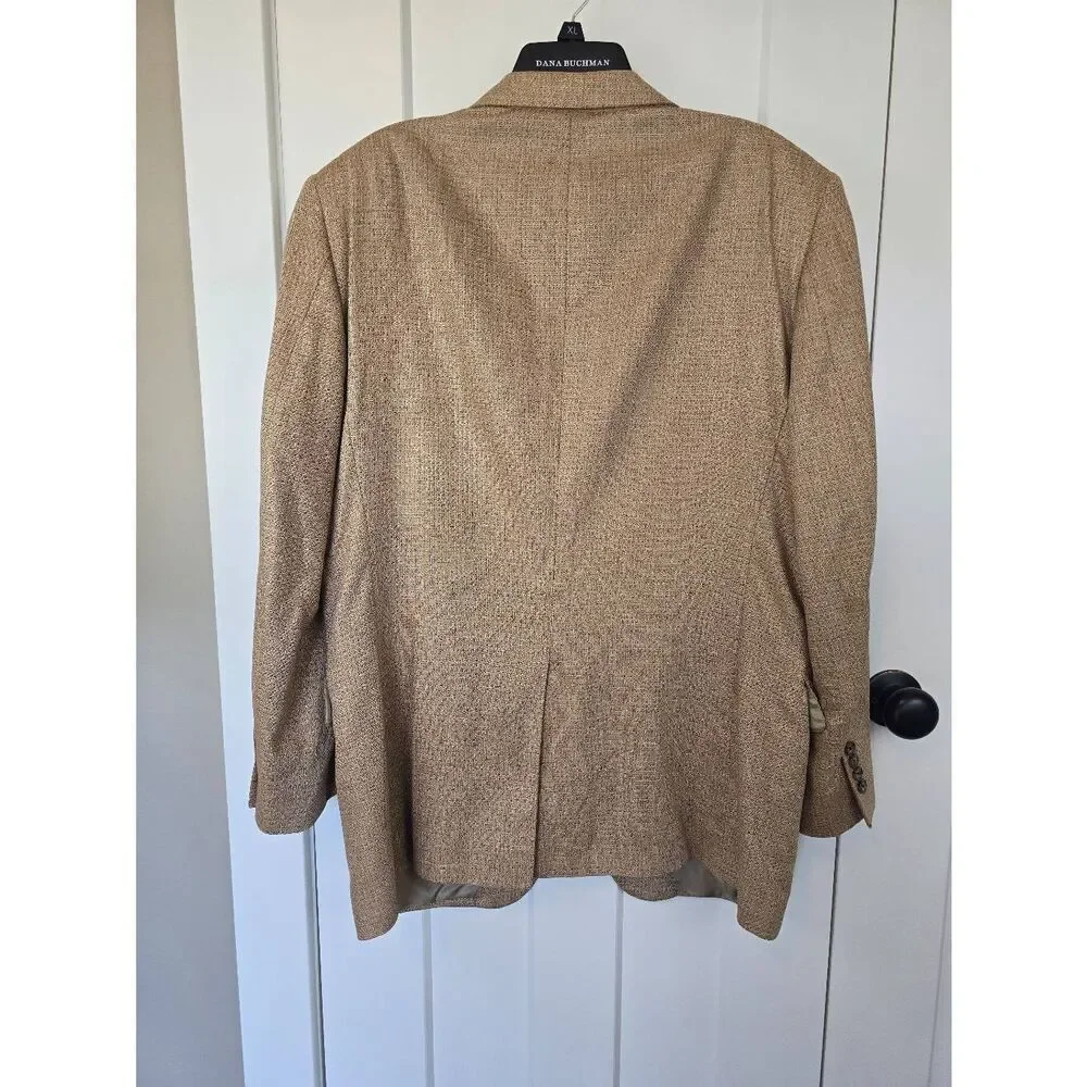 Jos A Bank Suit Jacket Sz 44L Gold Pinhead